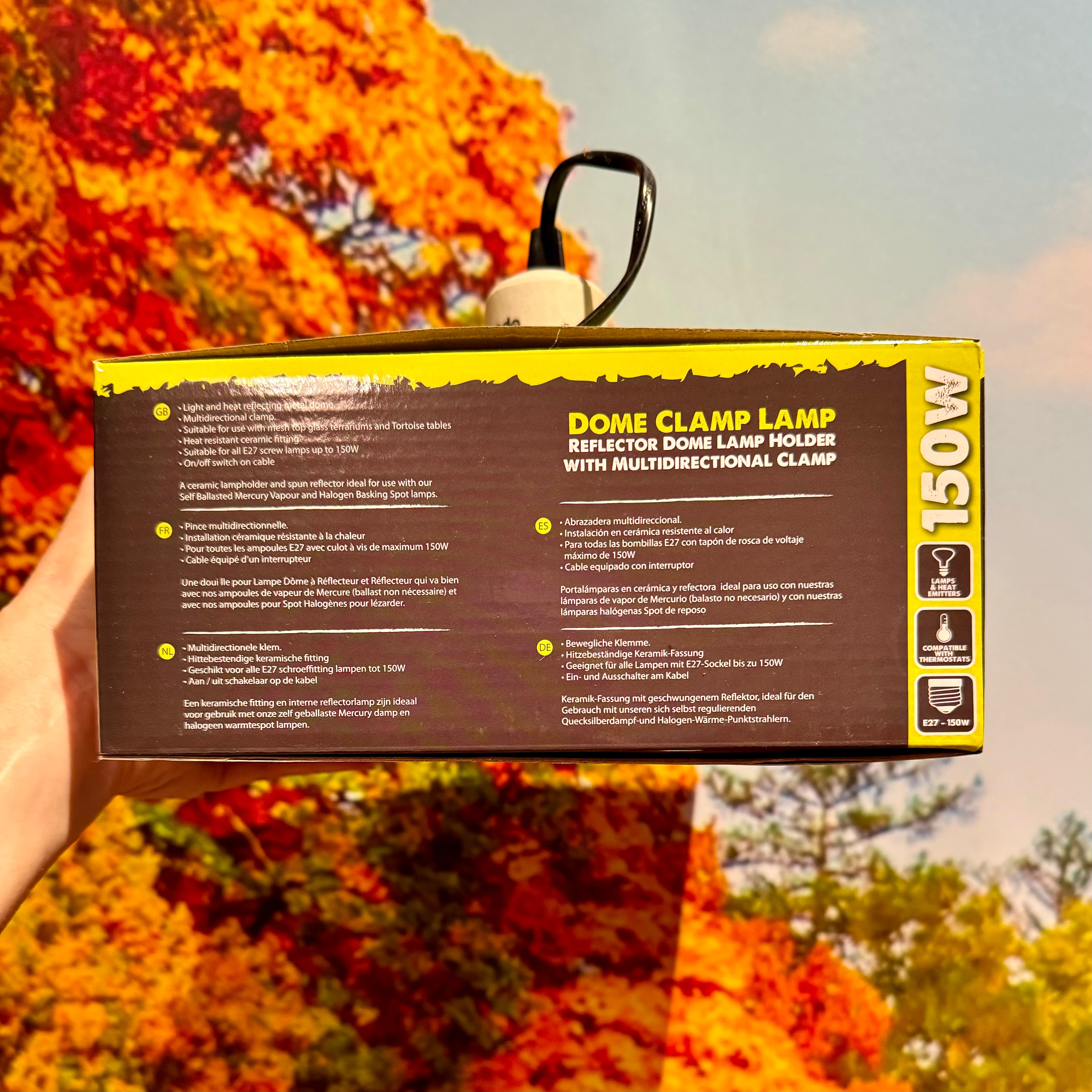 Dome Clamp Lamp Fixture 150W - Light Fitting