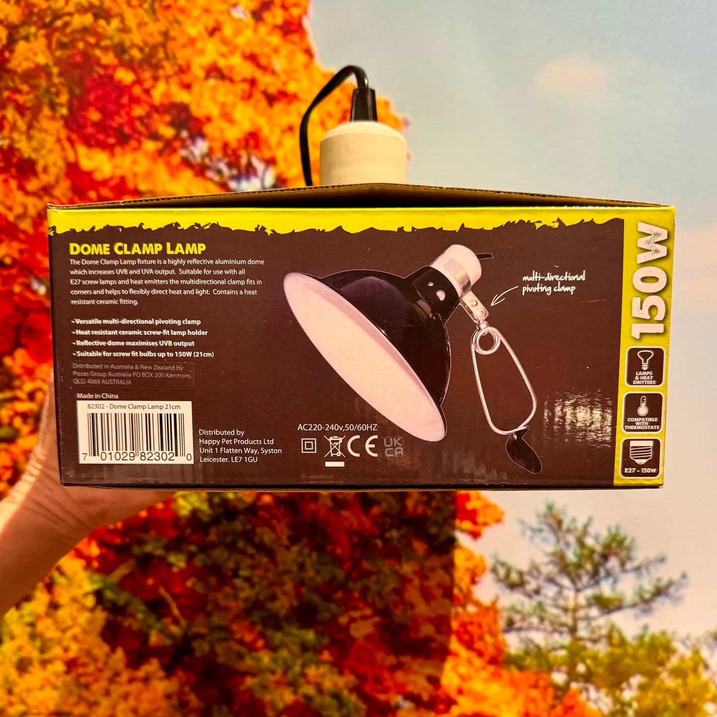 Dome Clamp Lamp Fixture 150W - Light Fitting