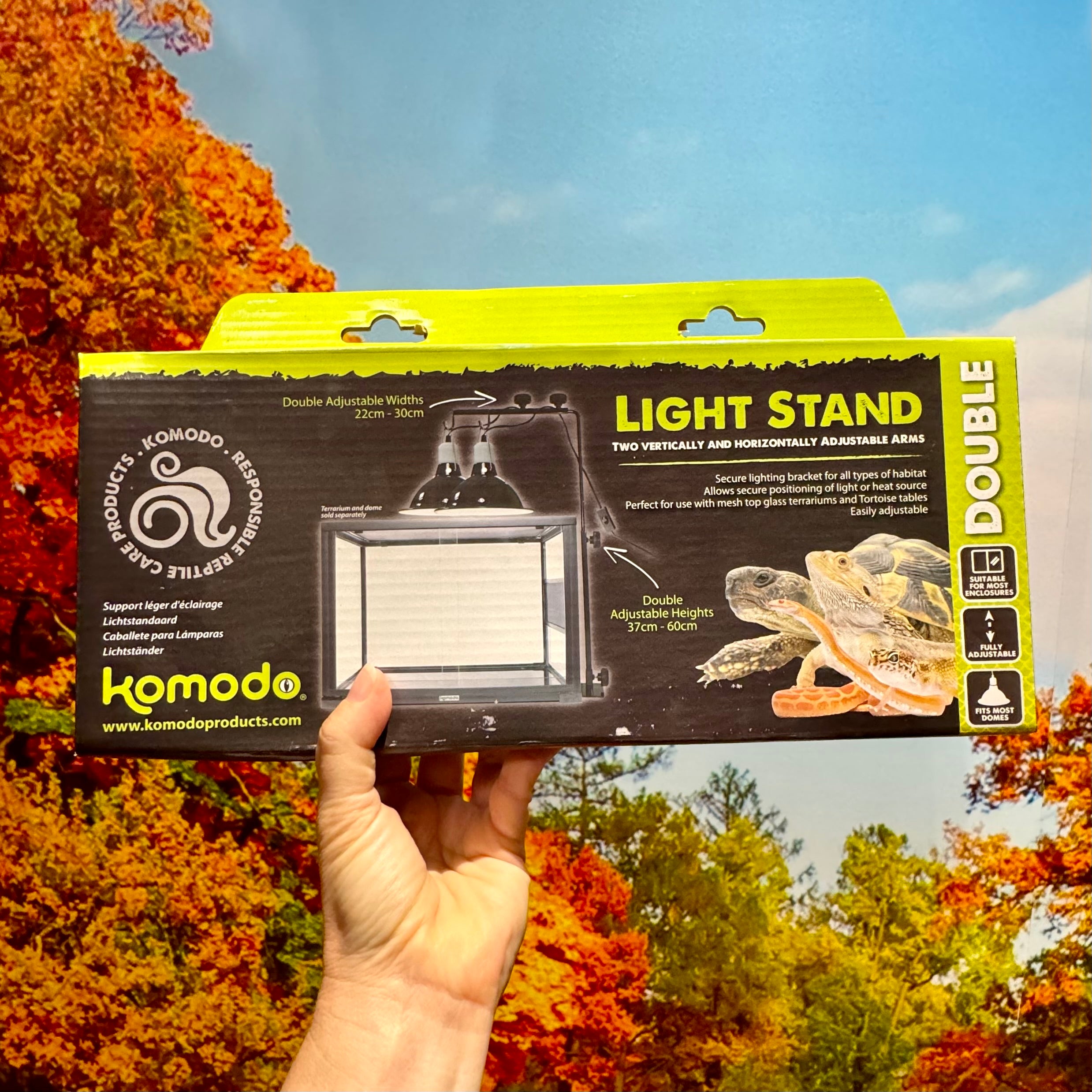 Brooder Heat Lamp Stand - Double