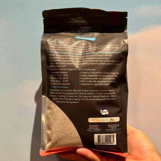 Aragonite Calcium Feed - Coarse - Bird Natural