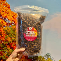 Dried insects scratch mix