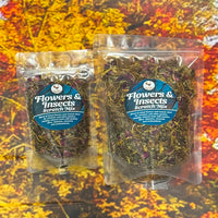 Flowers and insects scratch mix, small and large packs