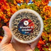 Woodie and Cricket food for sale