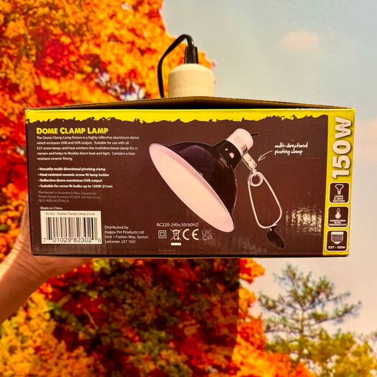 Dome Clamp Lamp Fixture 150W - Light Fitting